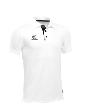 Poloshirt - Unihoc Piquet Technic - Unisex polo t-shirt i hvid (Str. XS-3XL)